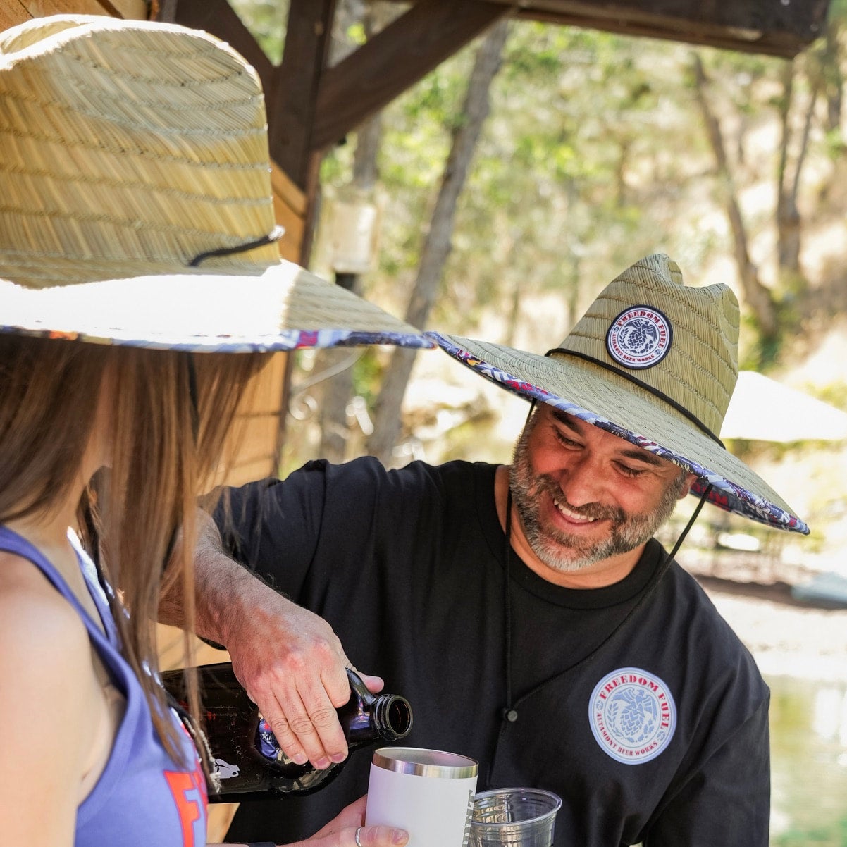 Freedom Fuel Straw Hat | Altamont Beer Works display picture 1