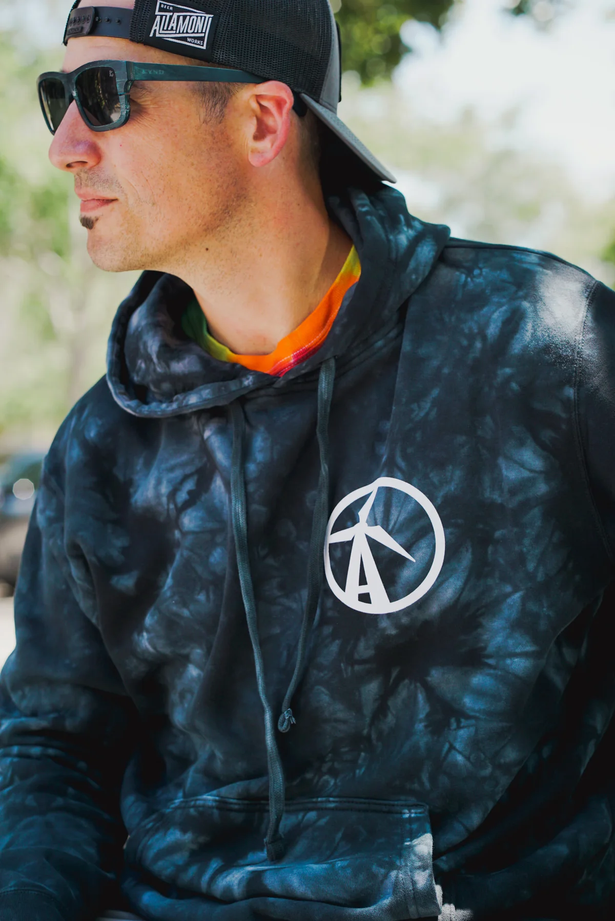 Altamont Groovy Tie Dyed Hoodie Altamont Beer Works