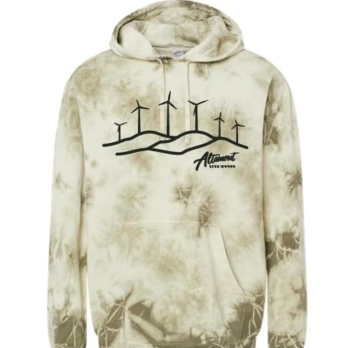 Olive tie cheap dye sweatshirt
